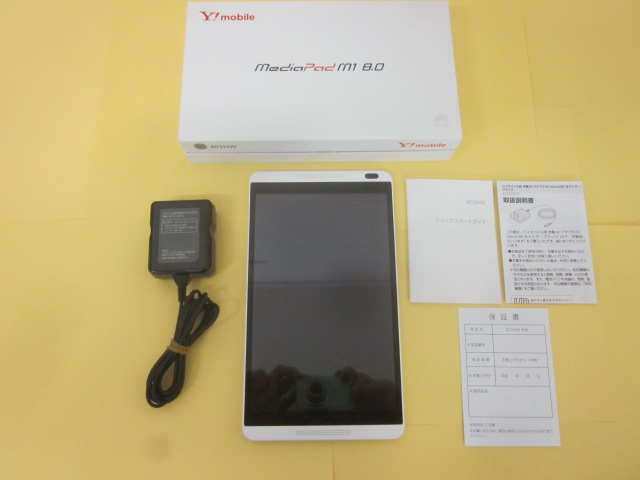 パソコン買取価格情報 神戸市西区 店頭でのお買取 美品 Huawei タブレット MediaPad M1 8.0 403HW 8GB 判定
