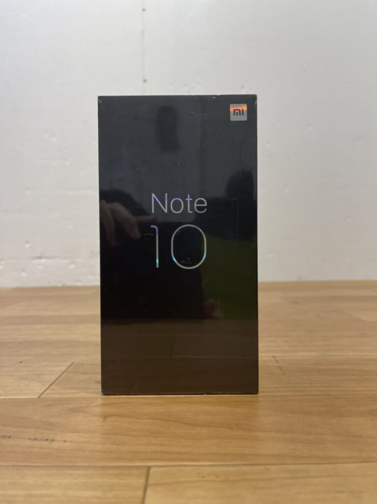 スマホ買取価格情報 大阪市北区 店頭でのお買取 新品未開封 SIMフリー Xiaomi Mi Note 10 M1910F4G ミッドナイト