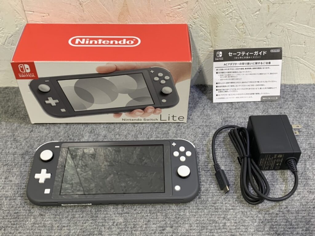 ゲーム買取価格情報 岸和田市 店頭でのお買取 Nintendo Switch Lite ニンテンドースイッチ ライト グレー HDH-001