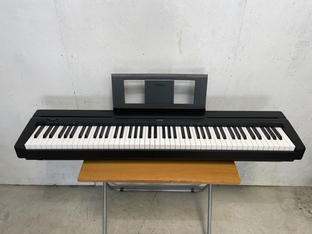 音響機器買取価格情報 大阪市平野区 店頭でのお買取 YAMAHA 電子ピアノ 88鍵盤 P-45B ブラック キーボード型 Pシリーズ